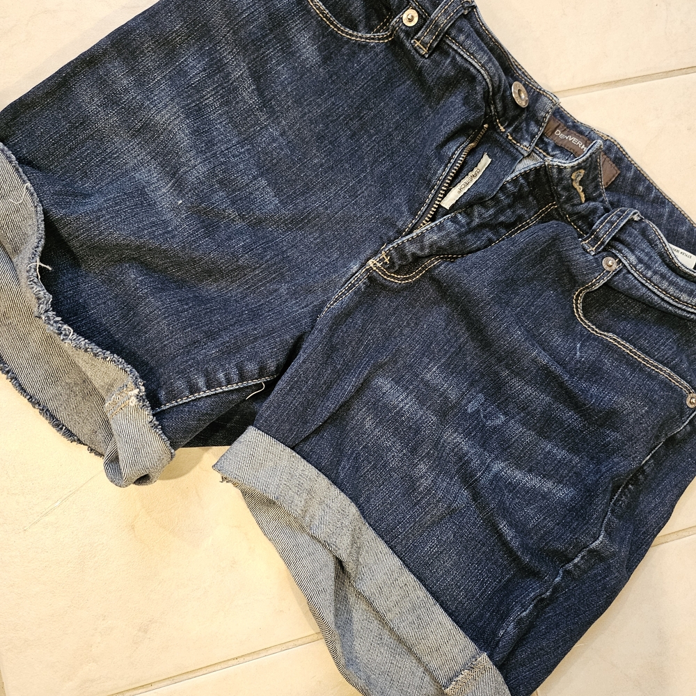 Hannah Indigo Denim Shorts